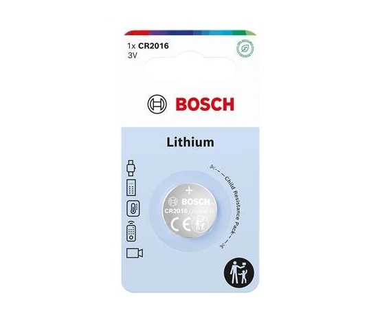Bosch CR2016B1/00 Lithium (Blistr 1 ks)