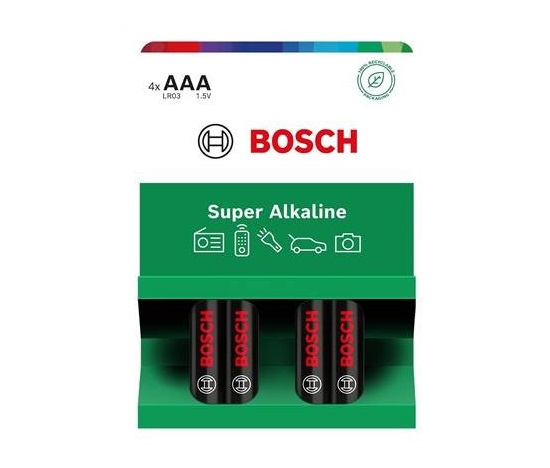 Bosch LR03SA4B/00 Super Alkaline (Blistr 4 ks)