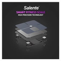 Salente BodyFit, chytrá osobní diagnostická fitness váha, Bluetooth, černá