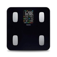 Salente MaxFit, chytrá osobní diagnostická fitness váha, Bluetooth, černá