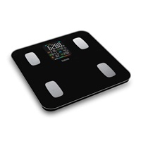 Salente MaxFit, chytrá osobní diagnostická fitness váha, Bluetooth, černá