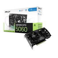PNY VGA Nvidia GeForce RTX 5060 8GB Dual Fan, RTX 5060, 8GB GDDR7, 3xDP, 1xHDMI
