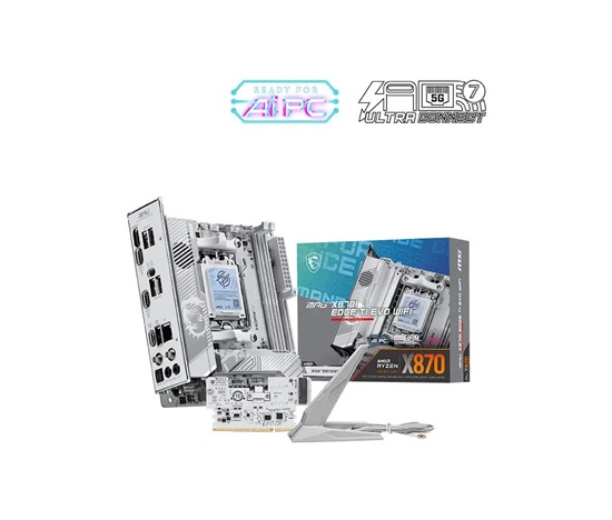 MSI MB Sc AM5 MPG X870I EDGE TI EVO WIFI, AMD B870, 2xDDR5, WiFi,1xHDMI, mini-ITX