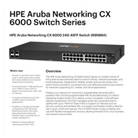 HPE Aruba Networking CX 6000 8p 10M/100M/1G Class4 PoE 2p SFP 1G 67W Switch
