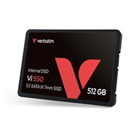 VERBATIM SSD Vi550 S3 512GB SATA III, 2.5” W 535/ R 560 MB/s