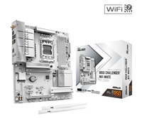 ASRock MB Sc AM5 B850M Challenger WiFi WHITE, AMD B850, 4xDDR5, 1xHDMI, WiFi, mATX