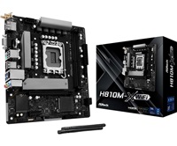 BAZAR - ASRock MB Sc LGA1851 H810M-X WIFI, Intel H810, 2xDDR5, 1xDP, 1xHDMI, 1xVGA, WiFi, mATX - Po opravě (Bez příšluše