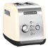 KitchenAid 5KMT221EAC topinkovač, 2 otvory, celokovový, 7 stupňů, udržování teploty, jednostranné opékání, krémový