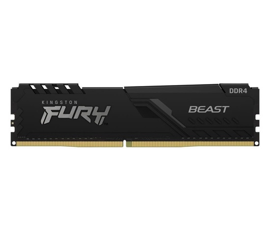 BAZAR KINGSTON DIMM DDR4 16GB 3200MT/s CL16 FURY Beast Černá (ROZBALENO)