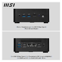 MSI PC Cubi NUC 1MG-418BEU, Core 7 150U, 16GB, N/A, N/A, No OS, Black