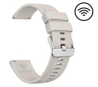 Carneo Platební řemínek, šedý 22mm