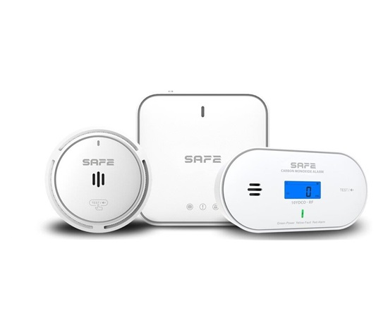 Safe S-FSC11-RF SET FIRE & CO - 1x SAFE50HUB-WRF, 1x SAFE10Y30-RF, 1x SAFE10YDCO-RF