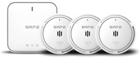 Safe S-FSC31-RF SET FIRE BASIC PLUS - 1x SAFE50HUB-WRF, 3x SAFE10Y30-RF