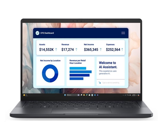 DELL NTB Pro 13 Premium PA13250/U7-268V/Evo/32GB/512SSD/13.3" QHD+  Touch|IR Cam/No AC Adapter/Bck Kb/W11P/3Y PS NBD
