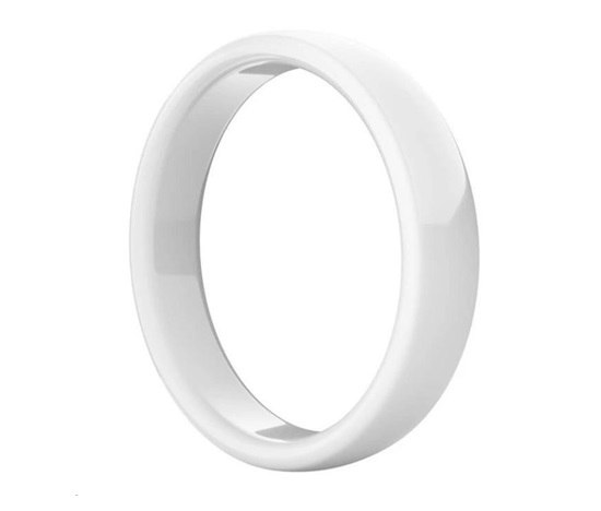 CARNEO PAY RING glossy white size 10
