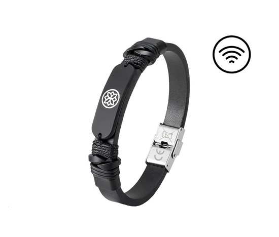 CARNEO PAY Fashion bracelet Iron spirit black
