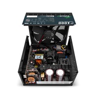 EVOLVEO P1000, zdroj 1000W, 80+ PLATINUM, ATX 3.1, aPFC, 140 mm ventilátor, plně modulární, 3 roky záruka, černý