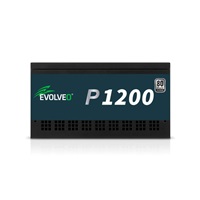 EVOLVEO P1200, zdroj 1200W, 80+ PLATINUM, ATX 3.1, aPFC, 140 mm ventilátor, plně modulární, 3 roky záruka, černý