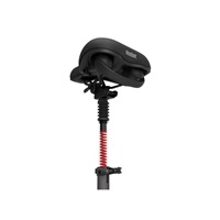 Small Back Seat for Xiaomi Scooter M365/1S/Pro/Pro2 Black-Red (OEM)
