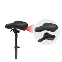 Small Back Seat for Xiaomi Scooter M365/1S/Pro/Pro2 Black-Red (OEM)