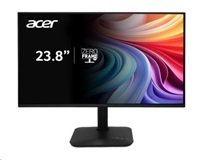 ACER LCD KA242YP6bip 60cm 23.8'' FHD ZeroFrame IPS 144Hz 16:9 1ms(VRB) 250nits HDMI DP FreeSync EU MPRII Black H.cable x
