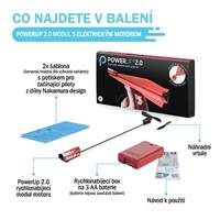 PowerUp Letadlo 2.0: elektrická vlaštovka červená