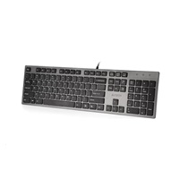 BAZAR - A4tech KV-300H, klávesnice, CZ/US, USB - Poškozený obal (Komplet)