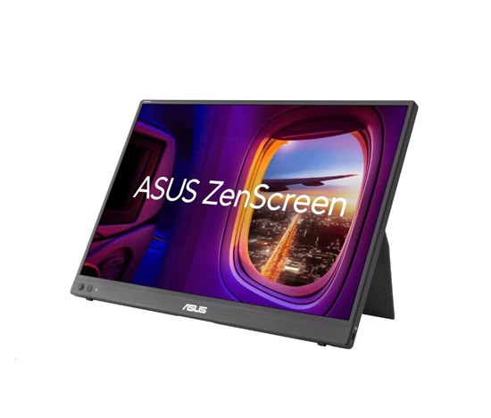 ASUS LCD 16" ZenScreen MB16FC Portable Monitor, 1920x1200, Flat, 75Hz, 5ms, Flicker-Free, HDMI, USB-C