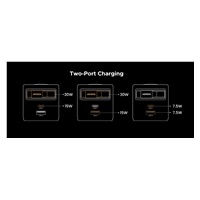 UGREEN síťová rychlonabíječka se zatahovacím kabelem 45W 3-Port, 2x USB-C, 1x USB-A, GaN, stříbrná