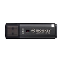 Kingston Flash Disk 32GB IronKey Locker Plus 50 G2, FIPS 197, AES-256