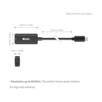 Club3D Adaptér USB-C na HDMI 2.1, 8K60Hz