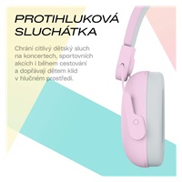 LAMAX KidMuffs1 Pink - ochranná dětská sluchátka
