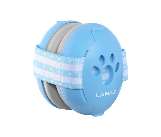 LAMAX BabyMuffs1 Blue - protihluková dětská sluchátka