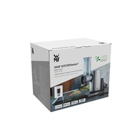 BAZAR - WMF KITCHENminis Salad-to-go struhadlo, 150 W, nerezová ocel, krájecí nástavce - Poškozený obal (Komplet)