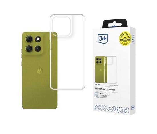 3mk ochranný kryt Clear Case pro Motorola Moto G86