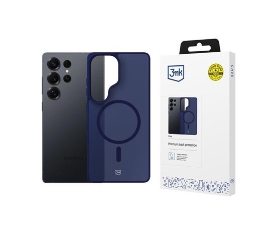 3mk ochranný kryt Smoke MagCase Blue pro Samsung Galaxy S25 Ultra