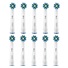 Oral-B Cross Action, náhradní hlavice 10 ks, bílé, oscilačně-rotační technologie, efektivní odstranění plaku