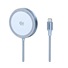 UGREEN magnetická bezdrátová nabíječka MagFlow Qi2.2 25W, MagSafe, stříbrná
