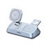 UGREEN magnetická bezdrátová nabíječka 3v1 MagFlow Qi2.2, 25W, MagSafe, stříbrná