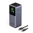 UGREEN powerbanka s rychlým nabíjením 20000mAh 3-port s displejem, Li-ion, 130W, 2x USB-C, 1x USB-A, stříbrná