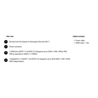 DELL LCD SE2726D - 27"/WQHD/IPS/2560x1440/16:9/144Hz/8ms/1500:1/300 cd/m2/HDMI/DP/VESA/3YNBD (210-BVSG)