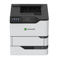 LEXMARK ČB tiskárna MS822de A4, 52ppm, 512MB, duplex, USB 2.0, LAN