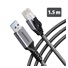 AXAGON ADE-AM15, USB-A Gigabit Ethernet adaptér s integrovaným sieťovým CAT6 káblom RJ-45 (1,5 m)