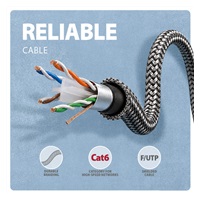 AXAGON ADE-CM15, USB-C Gigabit Ethernet adaptér s integrovaným sieťovým CAT6 káblom RJ-45 (1,5 m)