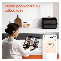 Cosori Dual Blaze TwinFry chytrá horkovzdušná fritéza 10 L, keramika, černá