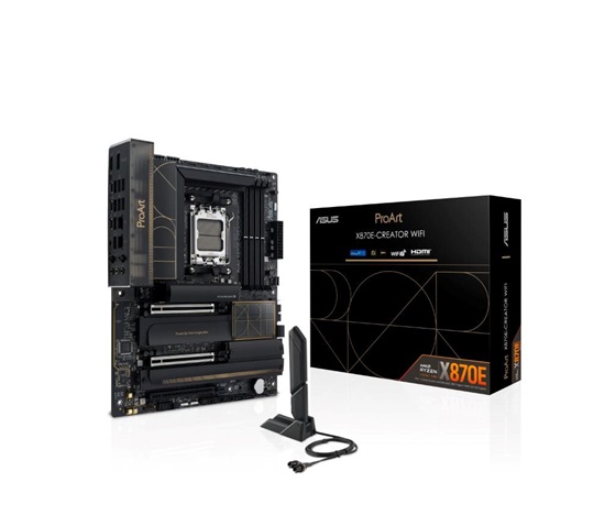 BAZAR - ASUS MB Sc AM5 PROART X870E-CREATOR WIFI, AMD X870, 4xDDR5, 1xHDMI, 2xUSB4, WiFi - Po opravě (Bez příslušenství)