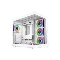 BAZAR - Cooler Master case Elite 600, ATX, Průhledná bočnice, 7x 120mm ARGB Fan, Bílá - Poškozený obal (Komplet)