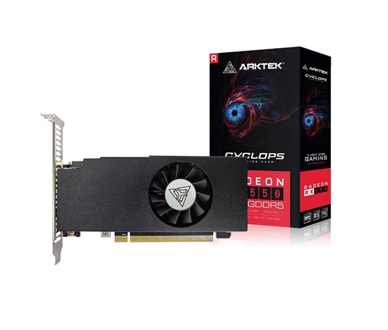 ARKTEK VGA  AMD Radeon RX 550 8GB, RX 550, 8GB GDDR5, 1xDP, 1xHDMI