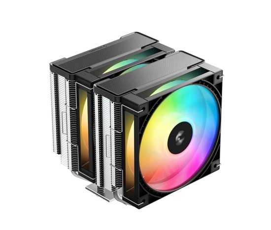 DEEPCOOL CPU Chladič AG620 G2 ARGB, 2x120mm, ARGB, LGA1851, AM5, černá