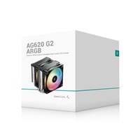 DEEPCOOL CPU Chladič AG620 G2 ARGB, 2x120mm, ARGB, LGA1851, AM5, černá